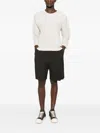 Issey Miyake Pleated Shorts In Brown
