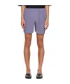 Issey Miyake Mc July Shorts In Purple