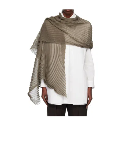 ISSEY MIYAKE PLEATED SILK SCARF