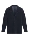Issey Miyake Pleated Single-breasted Blazer