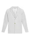 Issey Miyake Pleated Single-breasted Jacket