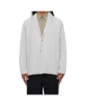 Issey Miyake Single-breasted Technical-pleated Blazer In Gray