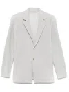 Issey Miyake Plissiertes Sakko In Grey