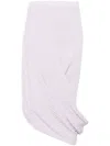 Issey Miyake Stream Midi Skirt In Violett