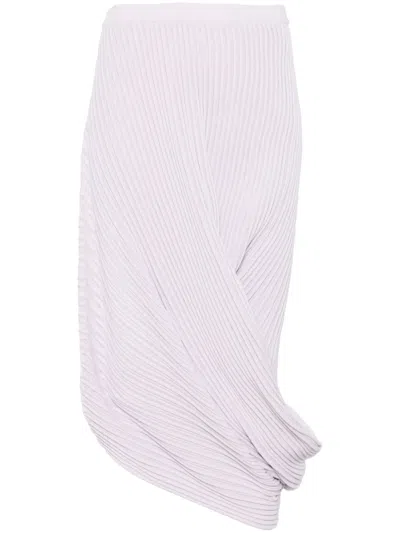 ISSEY MIYAKE PLEATED SKIRT - WOMEN'S - POLYESTER/COTTON
