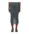 Issey Miyake Pleated Skirt In Black