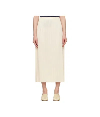 ISSEY MIYAKE PLEATED MIDI SKIRT