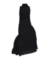Issey Miyake Pleated High-neck Dress In Black