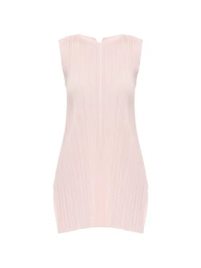Issey Miyake Monthly Colors March Sleeveless Tunic In Pink