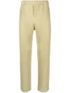 Issey Miyake Pistachio Green Polyester Wide-leg Pant In Black