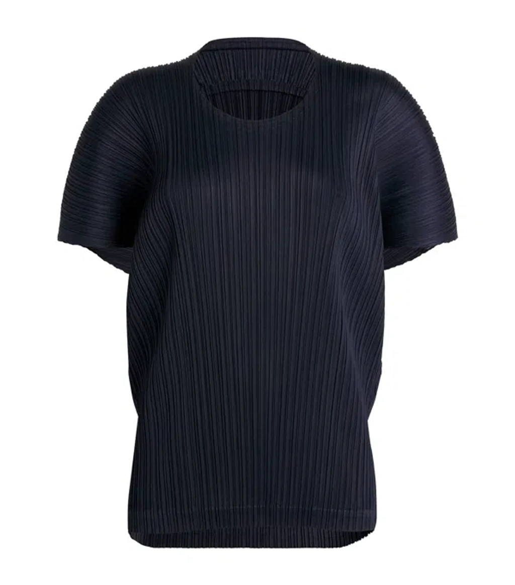 トップス PLEATS PLEASE ISSEY MIYAKE SPACE ROCK Issey Miyake Pleated Space Rock Top In Blue | ModeSens