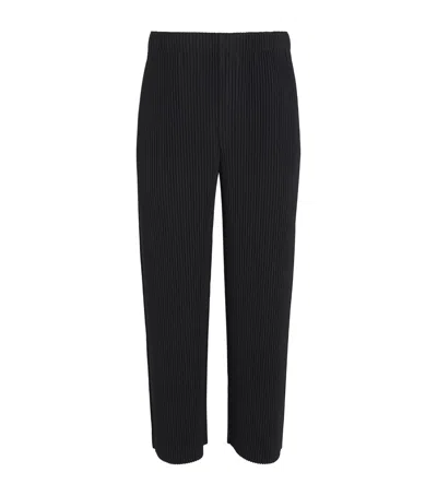 ISSEY MIYAKE PLEATED STRAIGHT TROUSERS