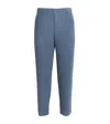 Issey Miyake Homme Plisse'  Men Pleated Trousers In Blue