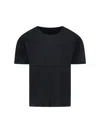 Issey Miyake Black Basics T-shirt In Black