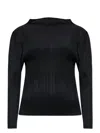 Issey Miyake Monthly Colors September Pleated Top In Black