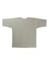 Issey Miyake Textured Pleated T-shirt With Crew Neck In Grau