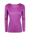 Issey Miyake Monthly Colors: September Top In Purple