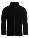 Issey Miyake Pleated Texture Jacket With High Collar In Black