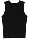 Issey Miyake Basics Pleated Vest In Black