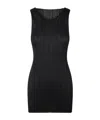 Issey Miyake July Mini Dress In Black
