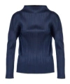 Issey Miyake Pleated Top In Blue