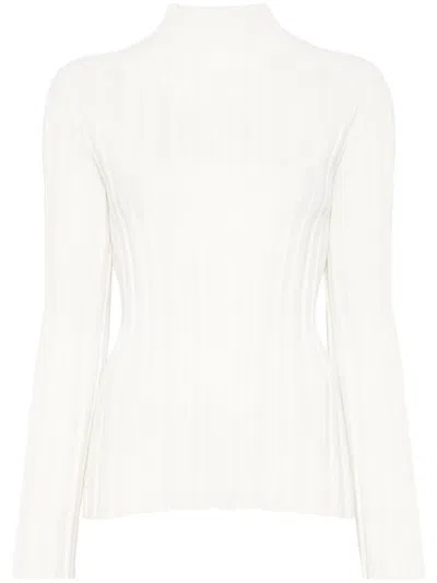 Issey Miyake Pleated Top In White