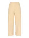 Issey Miyake Pleated Trousers In Orange