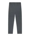 Issey Miyake Pleated Trousers With Elasticated Waistband And Ribbed Texture In Gray