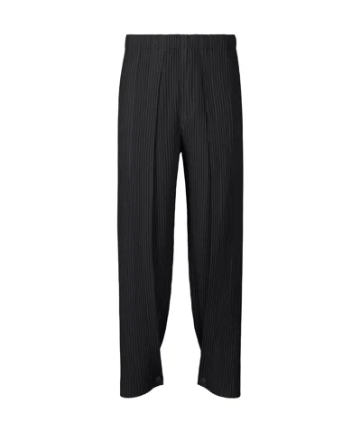 Issey Miyake Pleated Trousers In Black