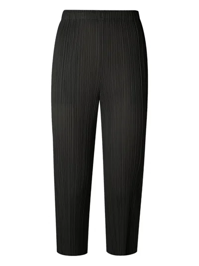 Issey Miyake Pleated Trousers In Black