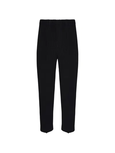 Issey Miyake Pleated Trousers In Black