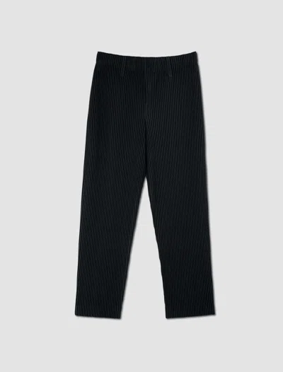 Issey Miyake Pleated Trousers In Black