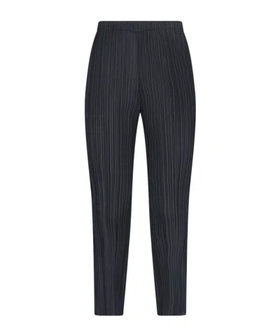 ISSEY MIYAKE PLEATS PLEASE ISSEY MIYAKE PLISSÉ-EFFECT TROUSERS