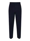 Issey Miyake Pleated Trouser In Blue