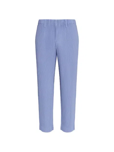 Issey Miyake Pleated Trousers In Blue