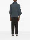 Issey Miyake Pleated Trousers In Brown