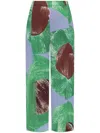 Issey Miyake Pleated Trousers In Green