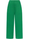 Issey Miyake Pleated Trousers In Green