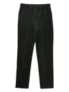 Issey Miyake Pleated Trousers In Green