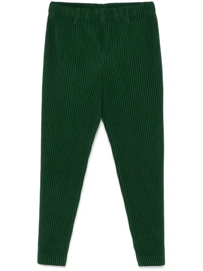 Issey Miyake Mc August Trousers In Green