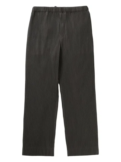 Issey Miyake Pleated Trousers In Grey