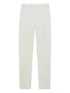 Issey Miyake Ribbed Texture Tailored Trousers Pockets In Grey