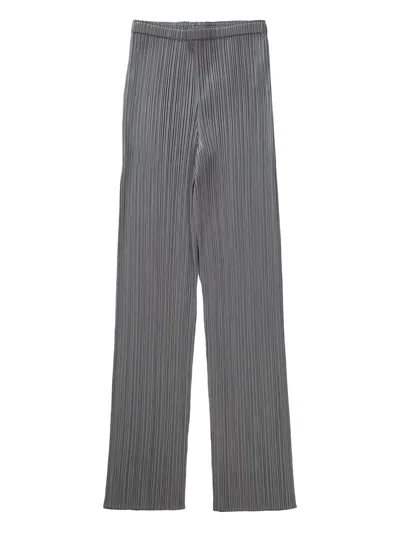 Issey Miyake Pleated Trousers In Grey