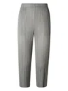 Issey Miyake Pleated Trousers In Grey