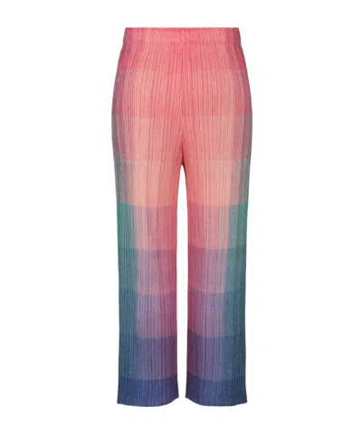 Issey Miyake Pleated Trousers In Multi