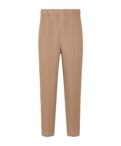 Issey Miyake Pleated Trousers In Nude