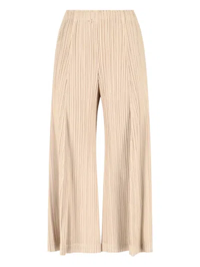 Issey Miyake Pleated Trousers In Pink