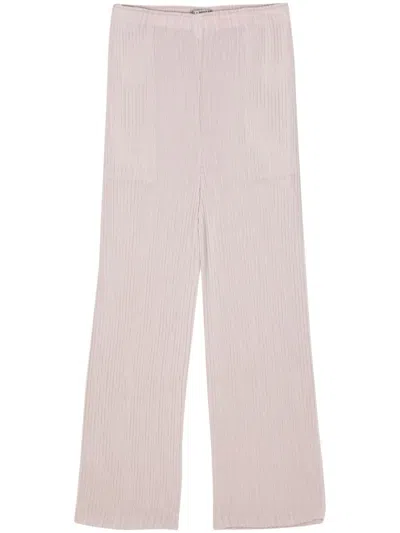 Issey Miyake Pleated Trousers In Pink