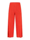 Issey Miyake Pleated Trousers In Red