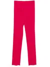 Issey Miyake Pleated Trousers In Red